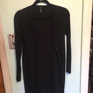 Long button up cardigan